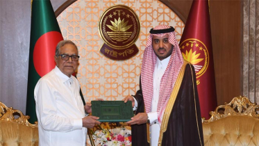 বঙ্গভবনে রাষ্ট্রপতির সঙ্গে সৌদি রাষ্ট্রদূতের সৌজন্য সাক্ষাৎ