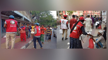 করোনায় ক্ষতিগ্রস্ত মানুষের পাশে রেড ক্রিসেন্ট সোসাইটি
