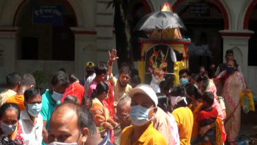 গাজীপুরে সল্প পরিসরে মাণিক্য মাধবের রথযাত্রা অনুষ্ঠিত