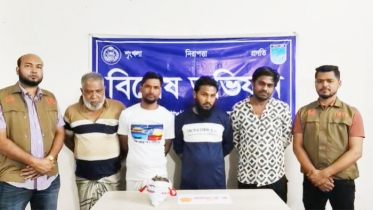 সাভারে মাদকবিরোধী অভিযানে মাদকসহ ৪ কারবারি গ্রেপ্তার