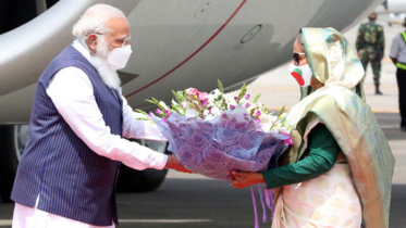 ঢাকায় পৌঁছেছেন নরেন্দ্র মোদি