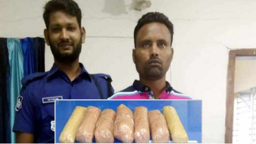 শার্শায় সাড়ে ১১ কেজি ভারতীয় রুপাসহ যুবক আটক 