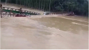 পাহাড়ি ঢলের তীব্র স্রোতে হঠাৎ ধসে পড়ল সেতু