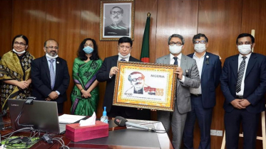 মুজিববর্ষ উপলক্ষে বাংলাদেশ ও নাইজেরিয়ার স্মারক ডাকটিকেট অবমুক্ত
