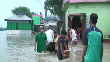 সুনামগঞ্জে পানি বৃদ্ধি অব্যাহত, নিম্নাঞ্চল প্লাবিত 