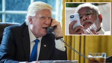 পাকিস্তানের সেনাপ্রধানের সঙ্গে সাক্ষাতের আগে ট্রাম্প-মোদী ফোনালাপ