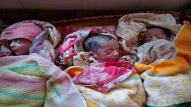 অস্ত্রোপচার ছাড়াই তিন যমজ সন্তানের জন্ম 