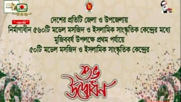 ৫০টি মডেল মসজিদের উদ্বোধন করলেন প্রধানমন্ত্রী