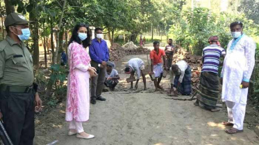 প্রকল্পে অনিয়ম করায় কাজ বন্ধ করে দিলেন ইউএনও 