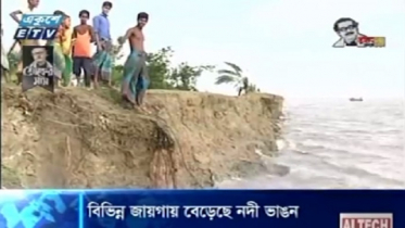 নোয়াখালী-লালমনিরহাটে ভয়াবহ নদী ভাঙ্গন (ভিডিও)
