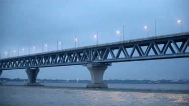 একসঙ্গে জ্বলে উঠল পদ্মা সেতুর ২০৭ বাতি