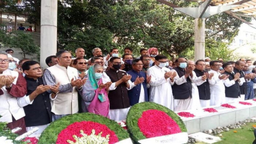 শেখ কামালের সমাধিতে আওয়ামী লীগসহ বিভিন্ন সংগঠনের শ্রদ্ধা