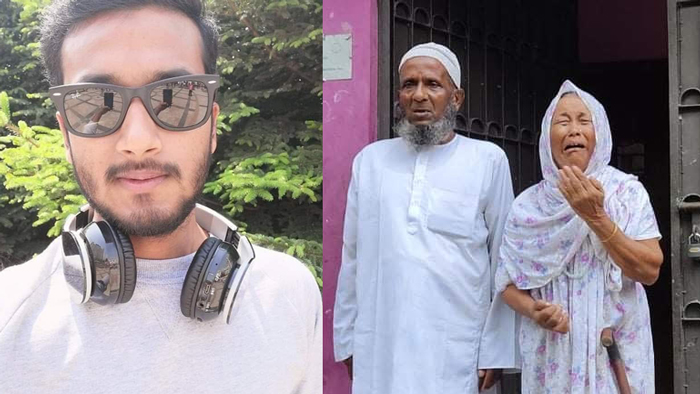 সম্রাট আকবর মজুমদার পাপন ও তার দাদা-দাদী। সম্রাট আকবর মজুমদার পাপন ও তার দাদা-দাদী।