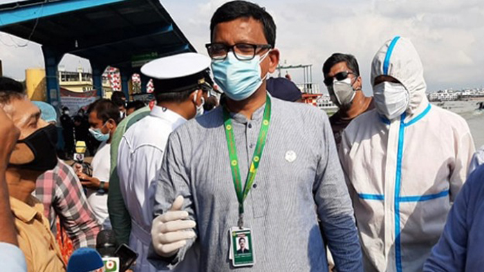 নৌপরিবহন প্রতিমন্ত্রী খালিদ মাহমুদ চৌধুরী। নৌপরিবহন প্রতিমন্ত্রী খালিদ মাহমুদ চৌধুরী।