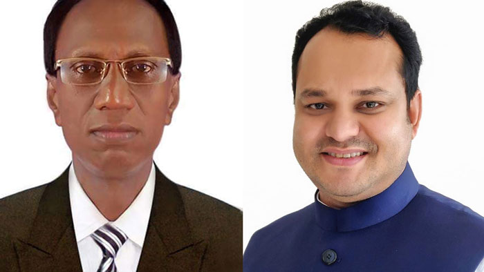 সভাপতি (বাঁয়ে) ও সাধারণ সম্পাদক (ডানে)। সভাপতি (বাঁয়ে) ও সাধারণ সম্পাদক (ডানে)।